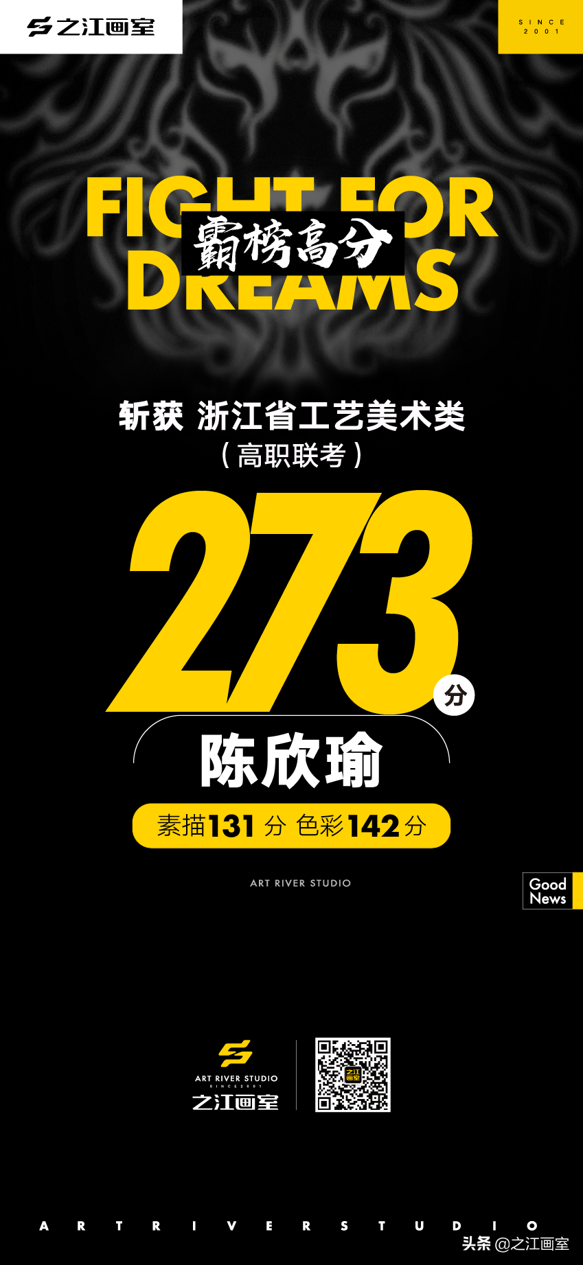 「历史突破」之江高职280以上20人，270以上68人