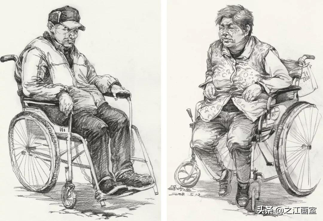 校考速写画人物(wù)，衣绉如何刻画？掌握技法，轻松画衣绉