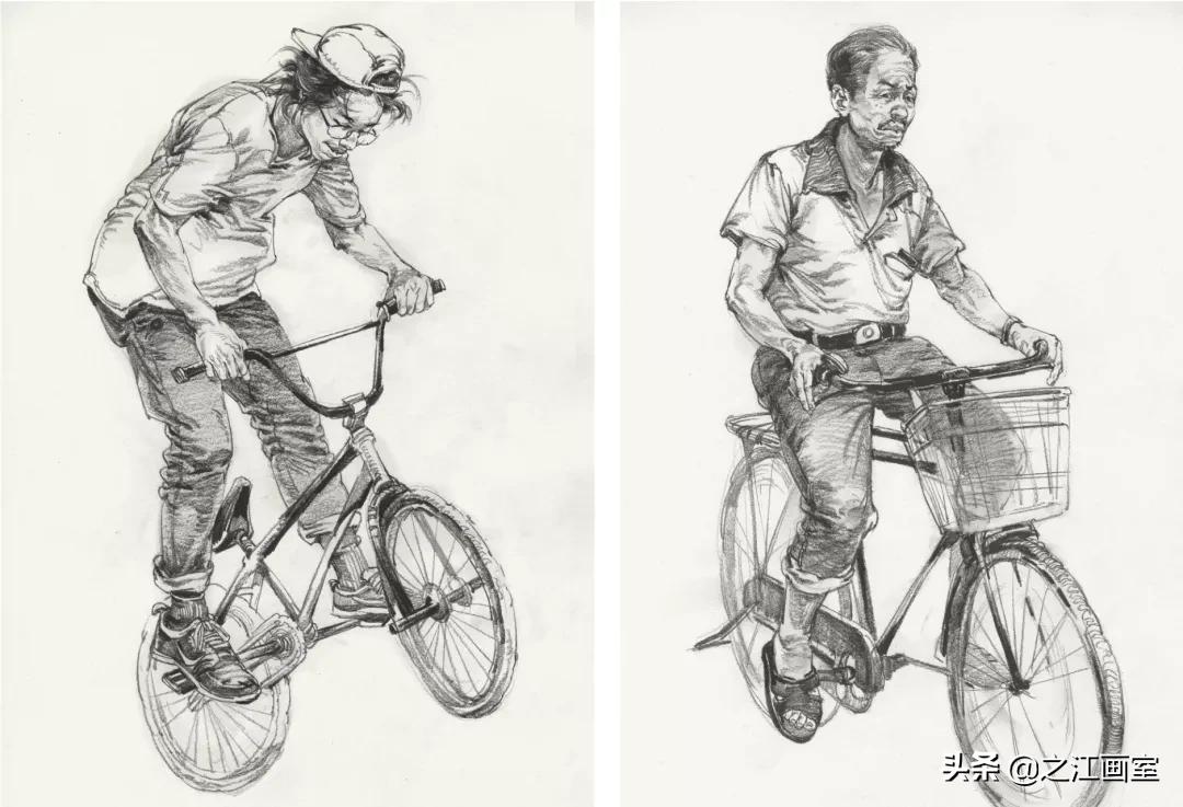 校考速写画人物(wù)，衣绉如何刻画？掌握技法，轻松画衣绉