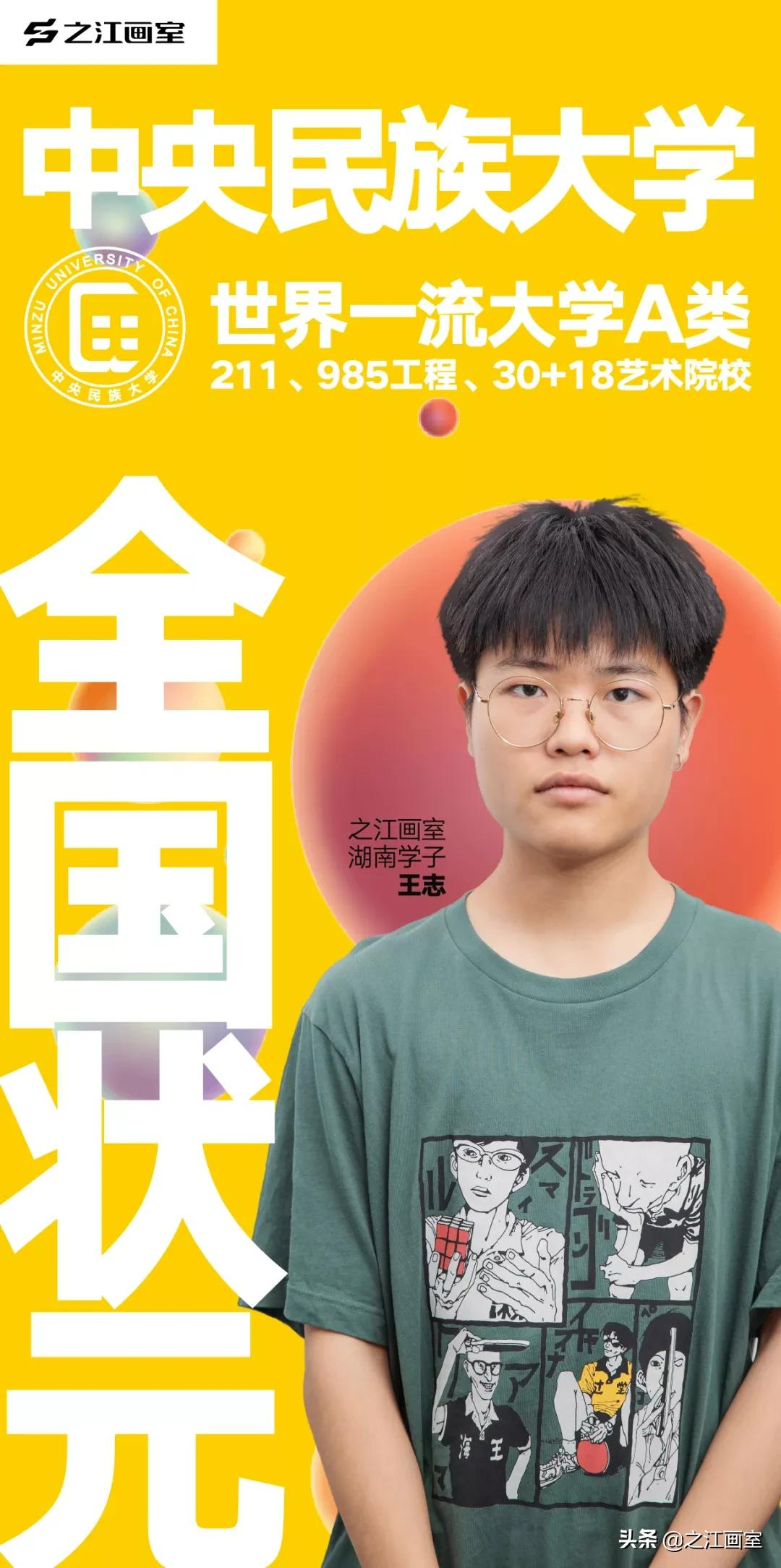 中央民(mín)族大學(xué)全國(guó)状元王志(zhì):归功于之江央清校長(cháng)班的三位老师